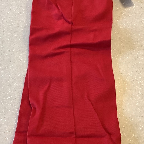 Vintage JG Hook Boys Outfit Size 3T Button Up Shirt Red Plaid and Red Pants - Picture 3 of 6